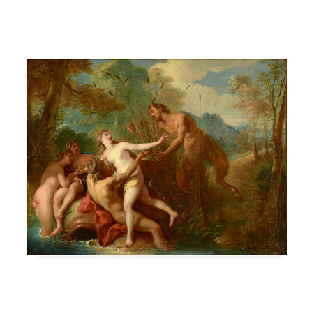 De Troy 'Pan And Syrinx' Canvas Art,18x24